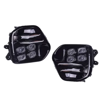 

1 Pair 12V DRL LED Daytime Running Light Front Bumper Fog Lamp for KIA Sportage 2016 2017 Fog Light Aftermarket Replacement