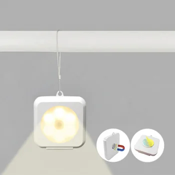 

6LED PIR Motion Sensor Light Battery Led Nightlight for Closet Wardrobe stair Lighting Hallway silver shell night lamp for home