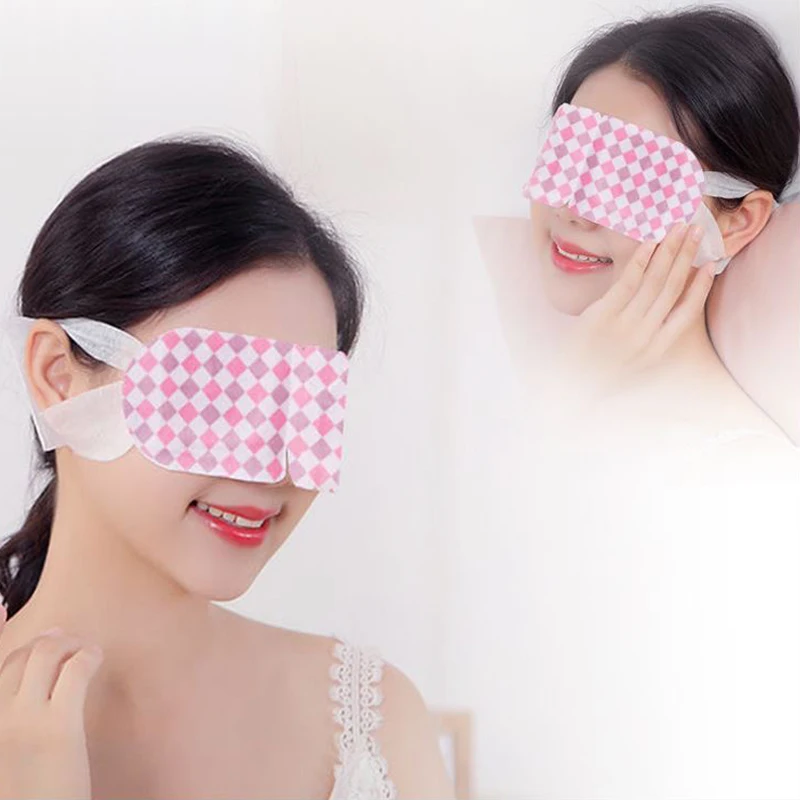 20PCS Steam Blindfold Eye Masks Herbal Hot Compress Heating Eyepatch Disposable Blind Pack Noon Break Nap Eyes Care Relaxed | Красота и