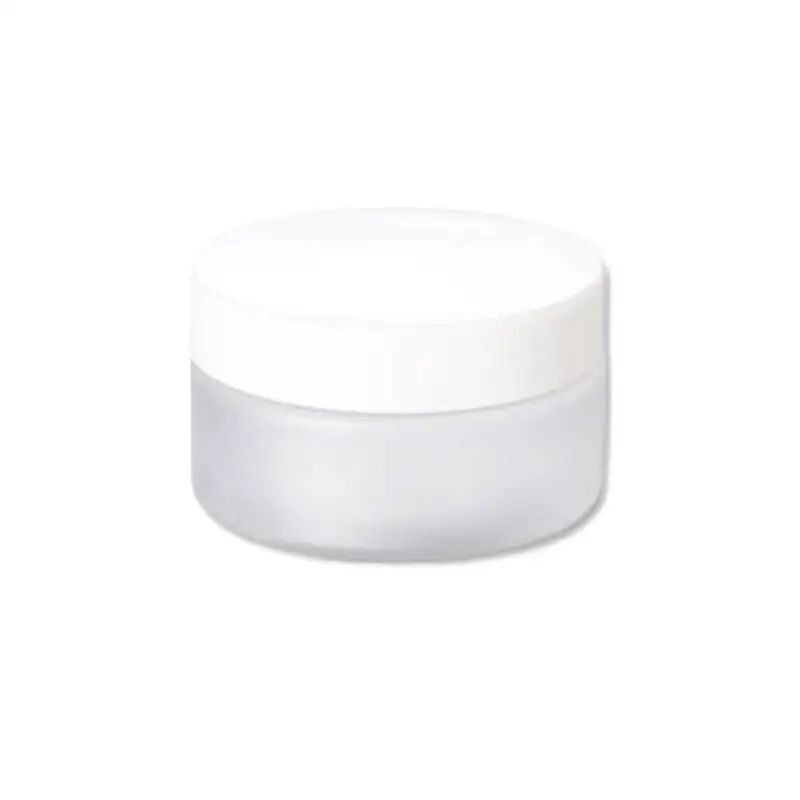 

100g White Clear Portable Refillable Bottles Travel Face Cream Lotion Cosmetic Container Plastic Empty Makeup Jar Box