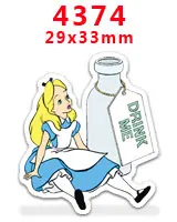 4374 30 шт мультяшный персонаж плоское украшение из смолы PR 5264 - Цвет: 4374
