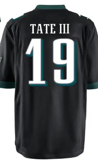 19 Golden Tate III JERSEY 20 Brian Dawkins 11 Carson Wentz 86 Zach Ertz 62 Jason Kelce американские футбольные майки - Цвет: 2018 new