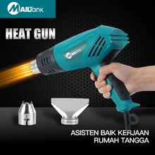 2000 Вт промышленная Тепловая пушка, воздуходувка горячего воздуха, две скорости, контроль температуры ветра, автомобильная наклейка, фонарь, термоусадочная упаковка, термо мощность тоже