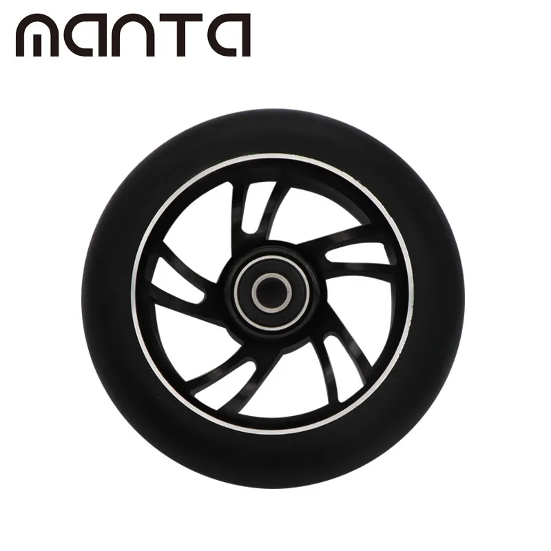 

110mm Scooter Wheels Replacement With Bearings Aluminum Wear-Resistant PU Stunt Scooter Parts Alloy Core Accessories 2pcs/Set