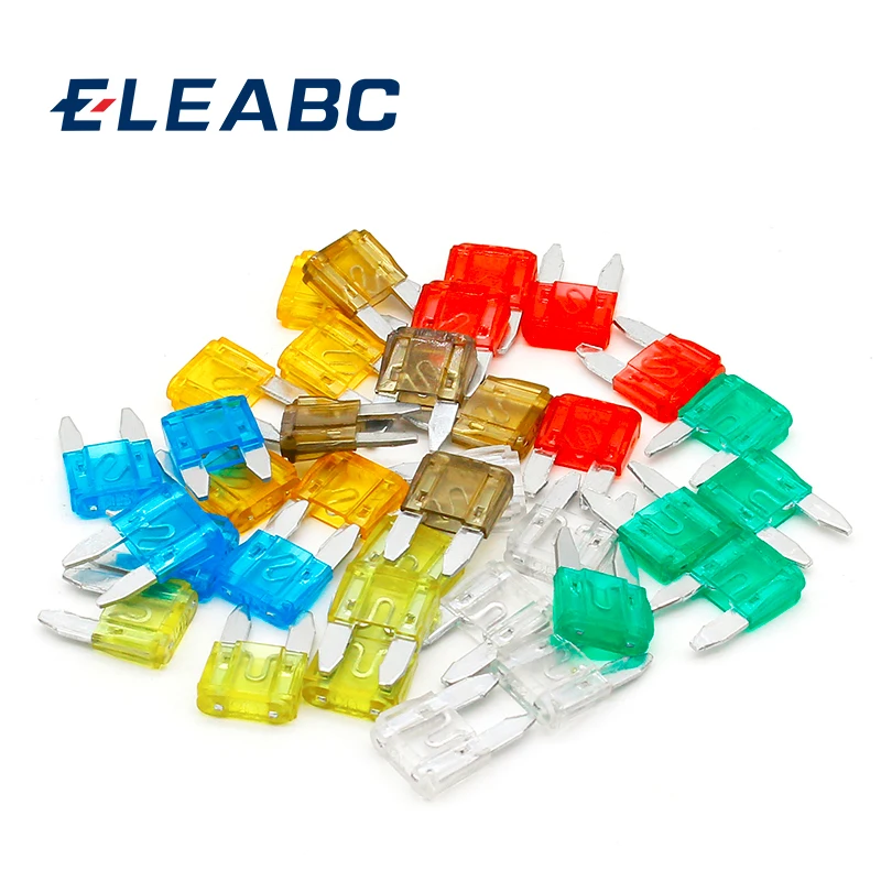 35pcs MIXED Mini Blade Fuse AUTO Car 5 7.5 10 15 20 25 30 AMP