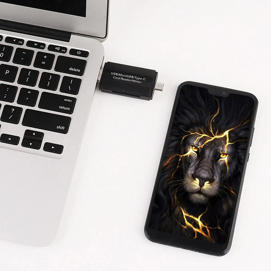 3 в 1 кардридер type C и USB Высокоскоростной USB и Micro USB Универсальный TF для Android Компьютерный удлинитель-переходник