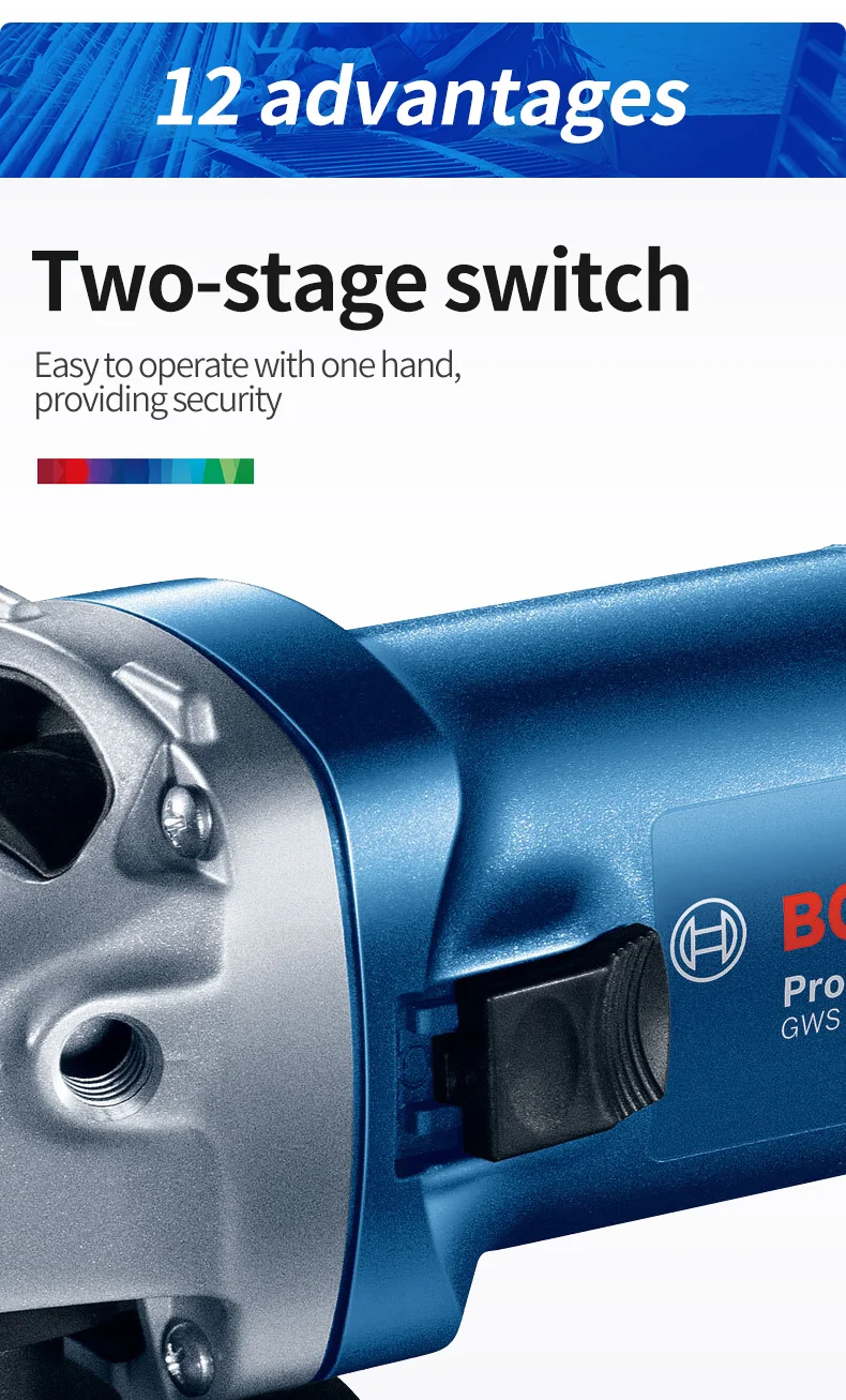 Bosch GWS серии угловая шлифовальная машина металла шлифованные для резки машина обновление Новое приспособление для полировки металла