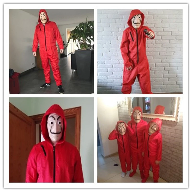 Money Heist The House Of paper La Casa De Papel Dali, карнавальный костюм для мужчин на Хэллоуин, женские Вечерние Маски для детей