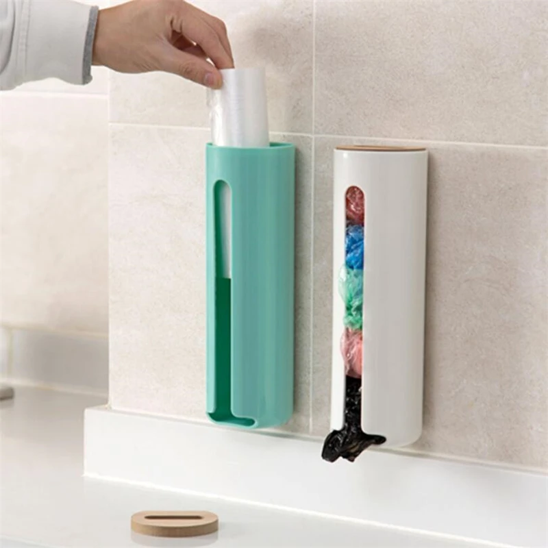 

Scandinavian Nordic style Keep Garbage Bags Kitchen Garbage Bags Box Organizer Collection Box Toilet Drawer