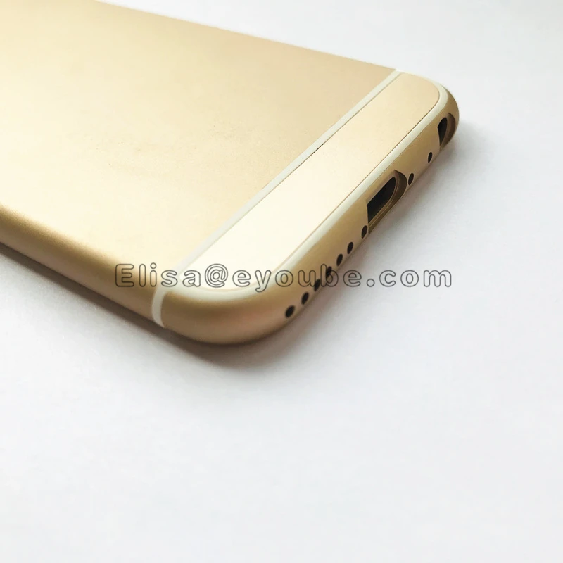 6G стиль 6 мини задняя алюминиевая металлическая задняя крышка Замена для iPhone 5S, SE с логотипом и аксессуарами