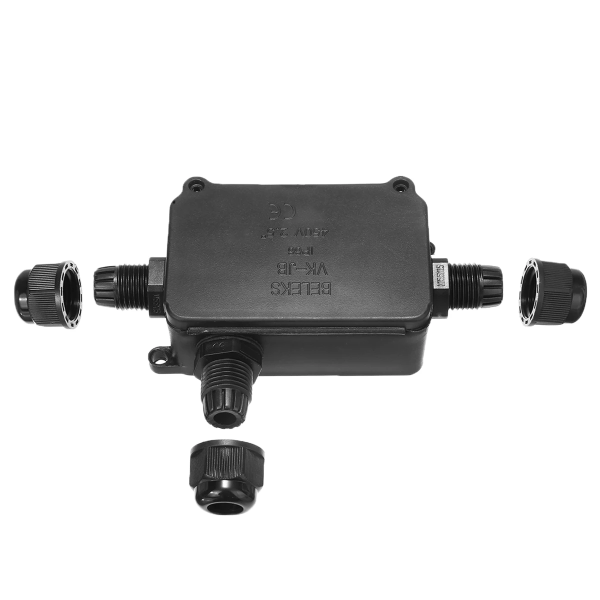 3 способ оптического кабеля разъема Box 450V Водонепроницаемый IP66 коробка для распределиления электричества для фонарь для наружного освещения расходные материалы