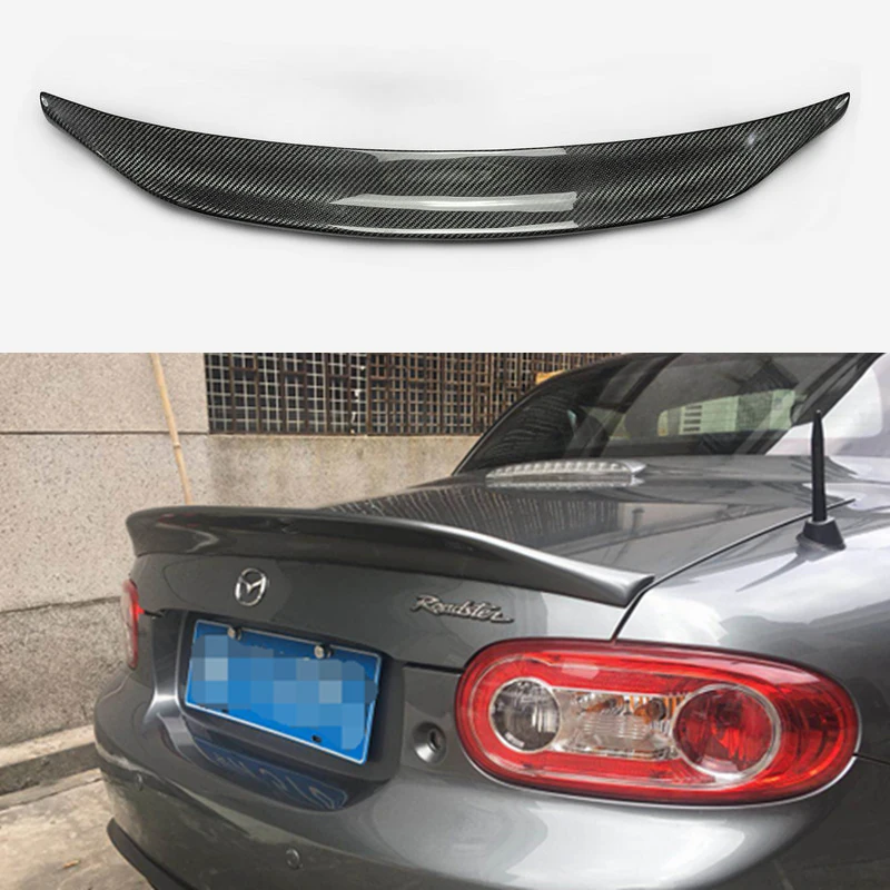 Задний спойлер для багажника MX5 NC NCEC Roster Miata EPA Type 3 2009 2015 из углеродного волокна