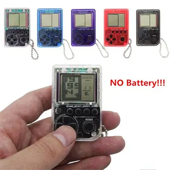 

Mini Console Game Machine Children's Handheld Nostalgic Mini Game Console With Keychain Tetris Video Game Kids Children Gifts
