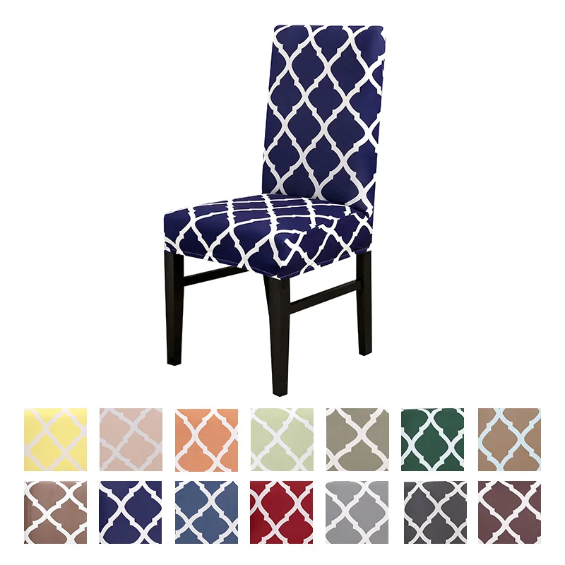 

Chair Cover Spandex Elastic Chair Cover for Office Seat Cover for Dining Room Pack of 4Pcs Chaircover Wedding Armchair Cover