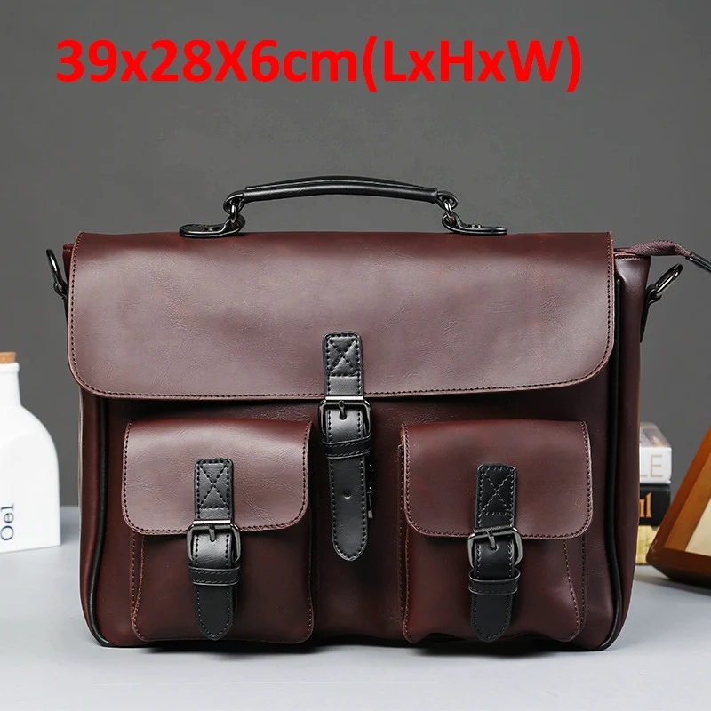 2020 Designers Men Fashion Leather Handbag Black Briefcase Laptop Shoulder  Bag Messenger Bag Carry On Luggage From Renald, $21.32