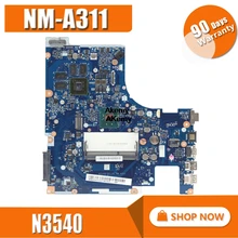 ACLU9/ACLU0 NM-A311 материнская плата для lenovo G50-30 материнская плата для ноутбука cpu N3540 GT820M 1G DDR3 тестовая работа