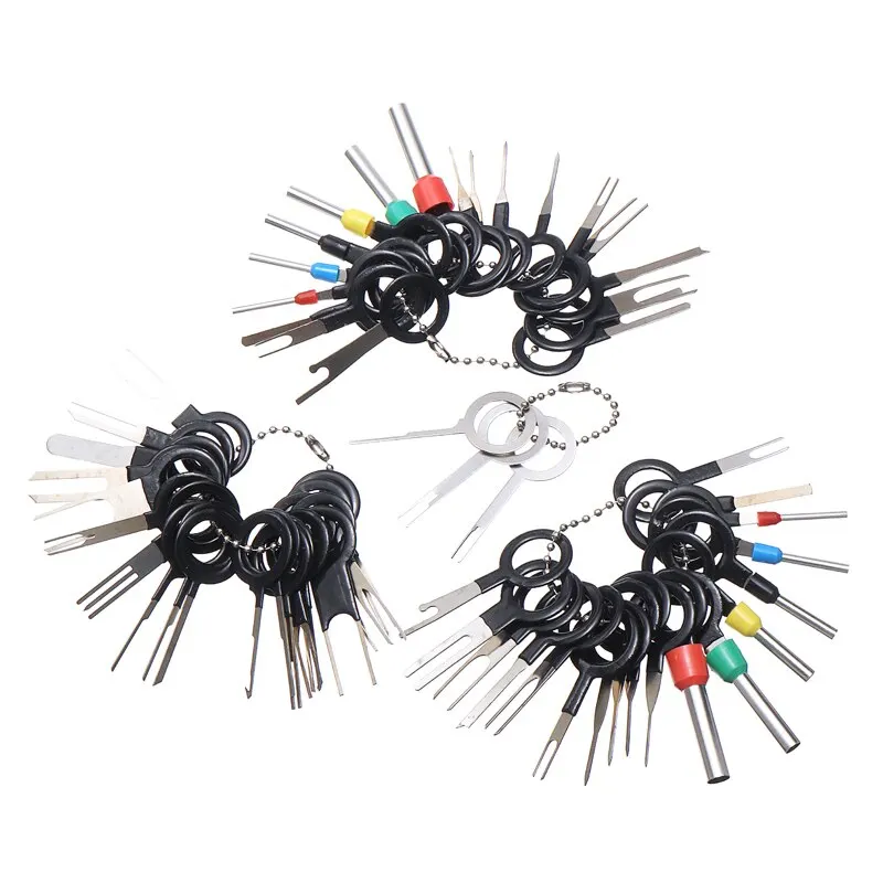 

59Pcs Car Terminal Removal Electrical Wiring Crimp Connector Pin Puller Extractor Kit For Automotive Plug Terminal Repair Tool