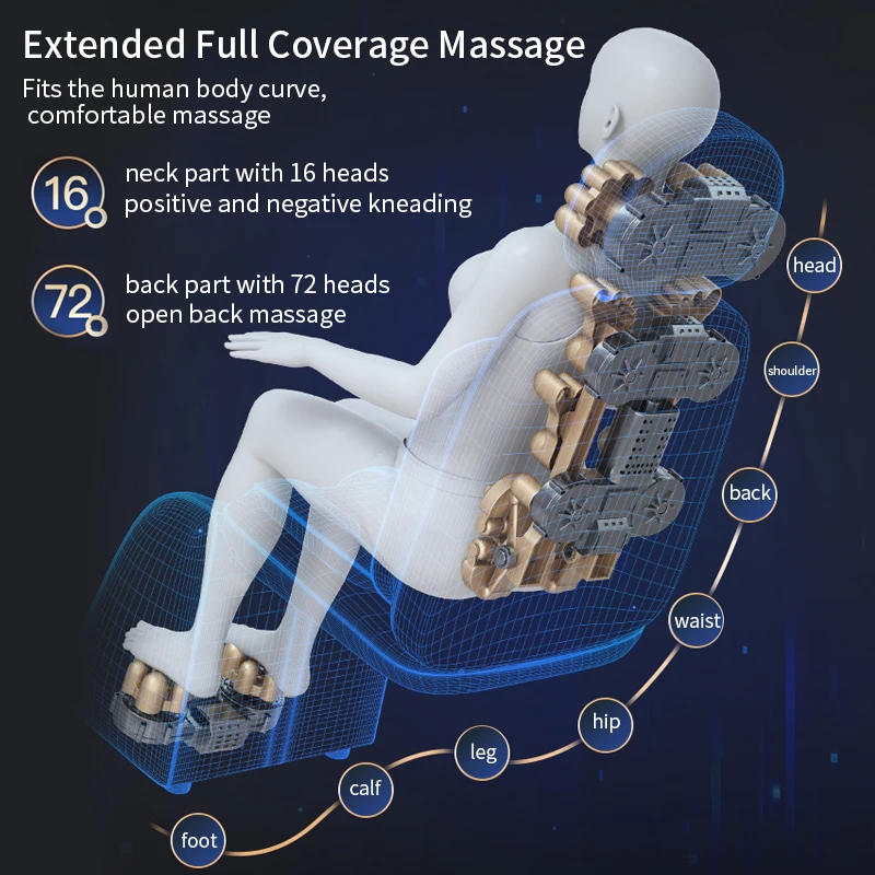 Jinkairui Upgrade Electric Full Body Massage Chair Neck Back Waist Leg Heated Vibration Kneading Shiatsu Cushion Seat Relaxation 2