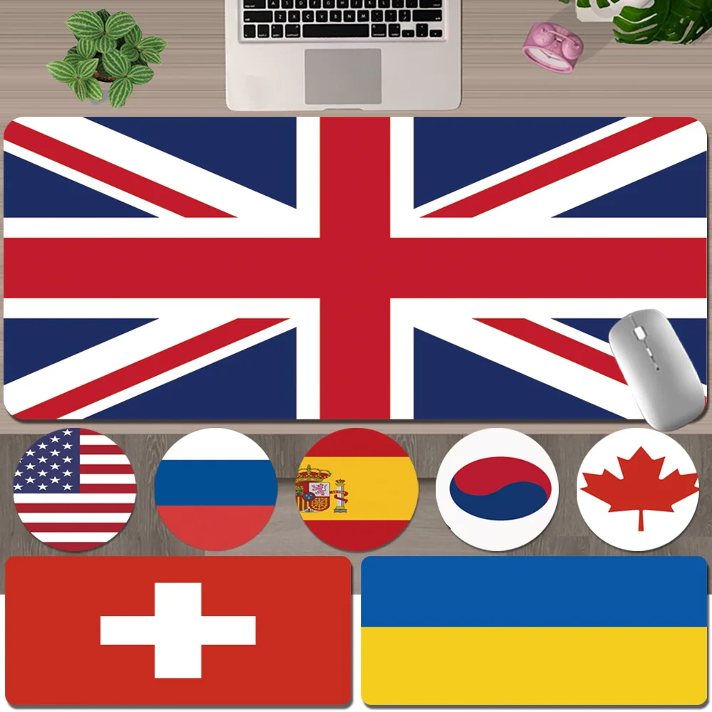 Геймерский коврик для мыши большой Настольный из искусственной кожи с рисунком