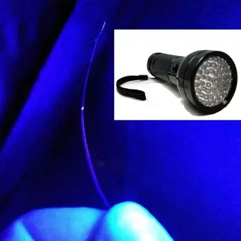 

UV Ultra Violet 100 LED Flashlight Blacklight Light 395nM Inspection Lamp