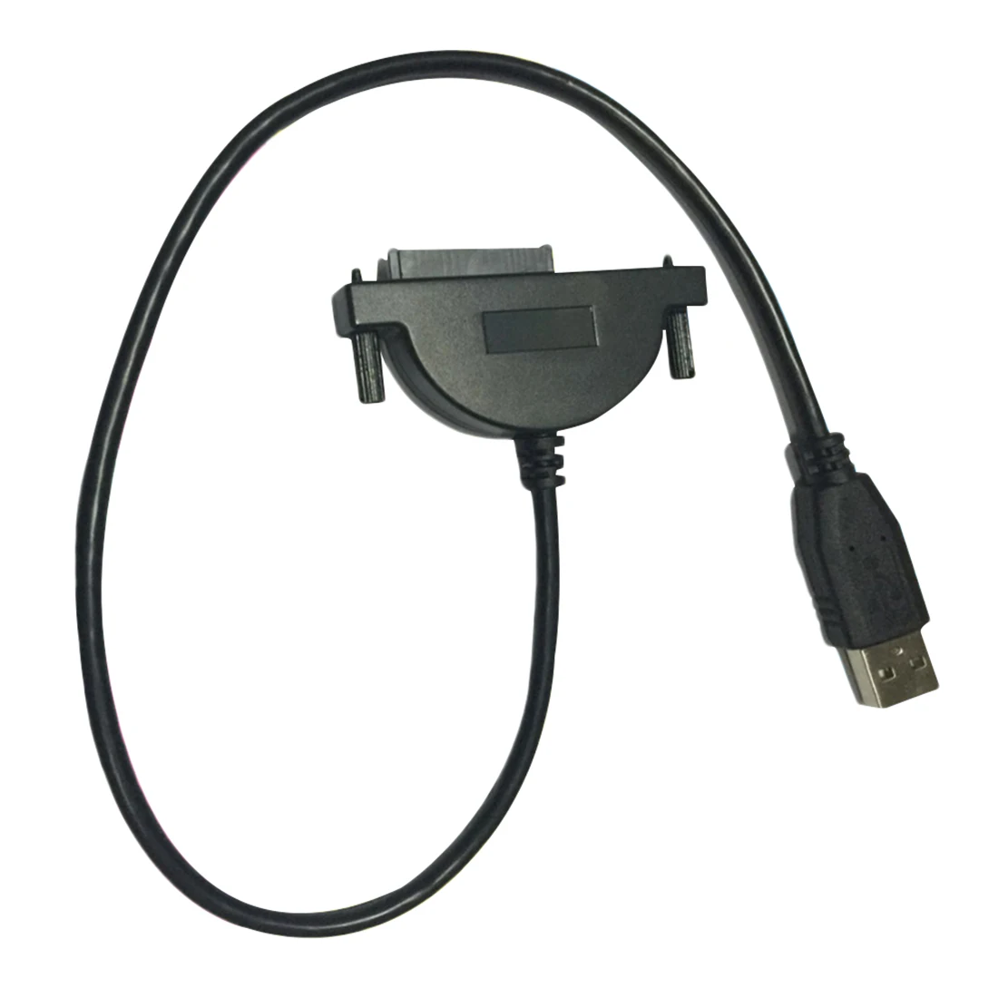 

USB 2.0 to Mini Sata II 7+6 13Pin Adapter for Laptop CD/DVD ROM Slimline Drive Converter Cable Screws steady style 1PCS