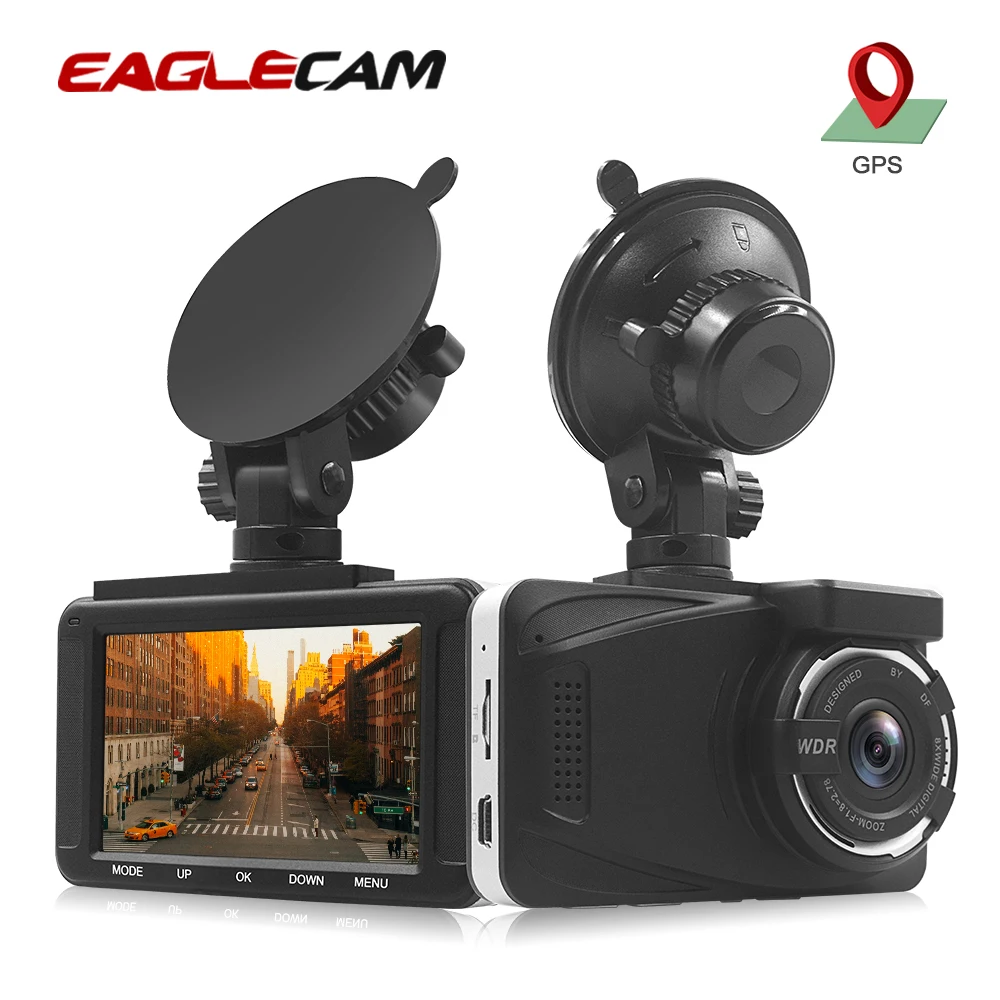 Видеорегистратор Mini Car DVR с GPS H191 Full HD 1080P 3 0 дюйма видеорегистратор одним