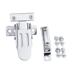 Silver Metal Strainer Throw Off Butt End Set for Snare Drum Long-Type