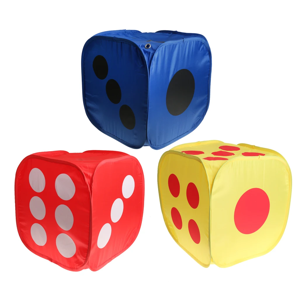 Kids Child Indoor Outdoor Dice Shaped Up Play Tent Game House for Boys Girls