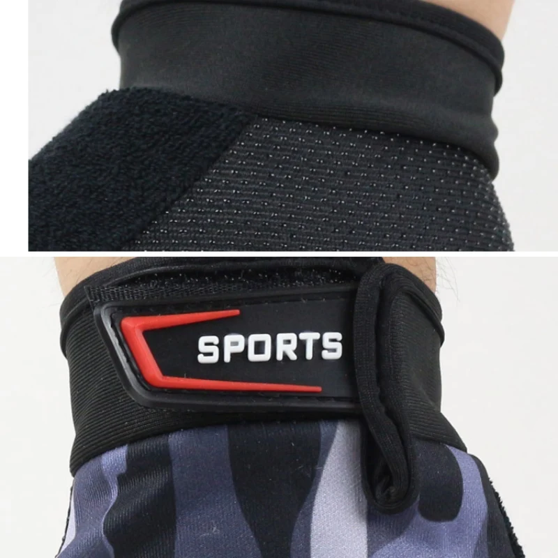 Guantes Ciclismo велосипедные перчатки полный палец дышащий Сенсорный экран фитнес спорт MTB велосипед силикагель противоскользящие перчатки AHPU