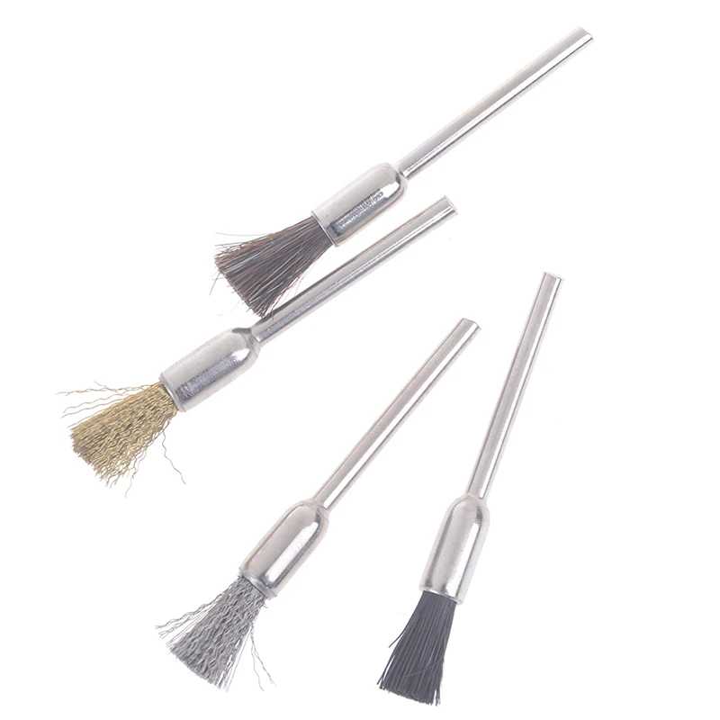 HOT 1pcs Copper Wire Nail Drill Bit Cleaning Brush Portable Tools For Electric Manicure Drills Drill Bit Cleaner