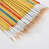 20pcs/Set Long Tail Nylonhair Hook Line Pen Painting Brush Children DIY Art Supplies Tool Art Stationery Watercolor Painting Pen ► Photo 3/6