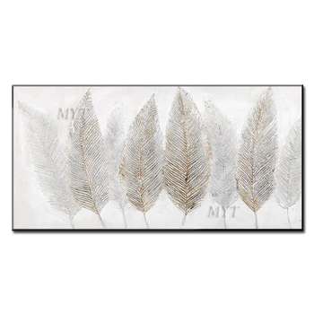 

Hand-textured abstract oil painting modern art decorative wall painting knife flower painting wall decoration without frame