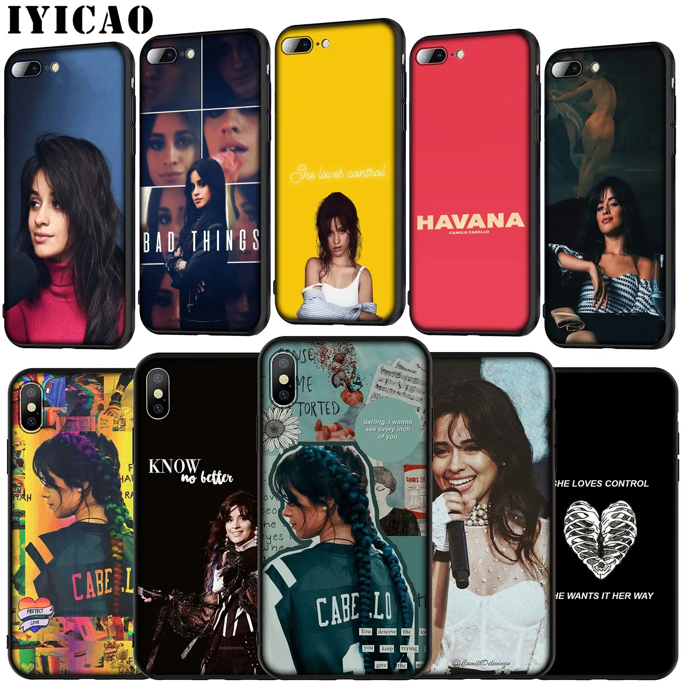 Мягкий силиконовый чехол Camila Cabello Singer для iPhone 11 Pro XR X XS Max 6 6S 7 8 Plus 5 5S SE |