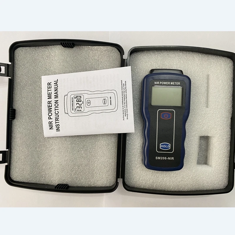 Solar NIR Power Meter Digtial Infrared Irradiance Meter Sun Infrared Lamps Radiation Glass Light Intensity Tester Data Peak Hold