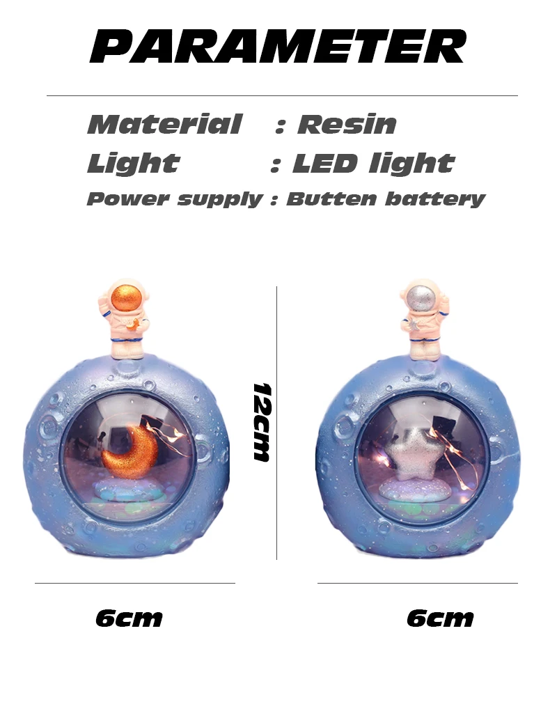 Астронавт наружное пространство ночник дети декоративные светодиодные лампы для спальни настольная лампа золотой серебряный человек космос