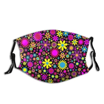 

protective mask with filter Floral Wallpaper Background Flowers anti dust PM2.5 reuse adult teen child girl