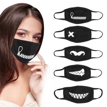 

LEEPEE Anti Dust Facial Protective Pure Cotton Mouth Mask Cartoon Cute Cute Expression Mouth Muffle Multi Style Anti Haze