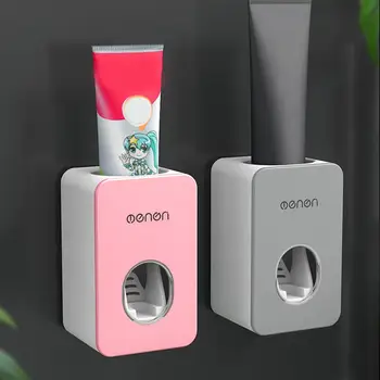 

Automatic toothpaste set free punch toothpaste toothbrush rack toothpaste rack lazy squeeze artifact Bathroom Accessories