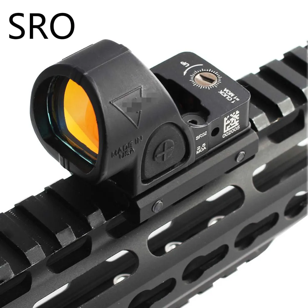 Коллиматорный прицел с красной точкой для винтовки Glock Mini RMR SRO подходит 20 мм и