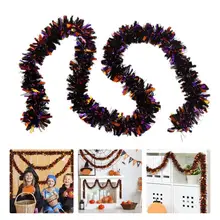 

Practical Good Artificial Tinsel Twist Garland Lightweight Foil Tinsel Garland Eco-friendly for Household