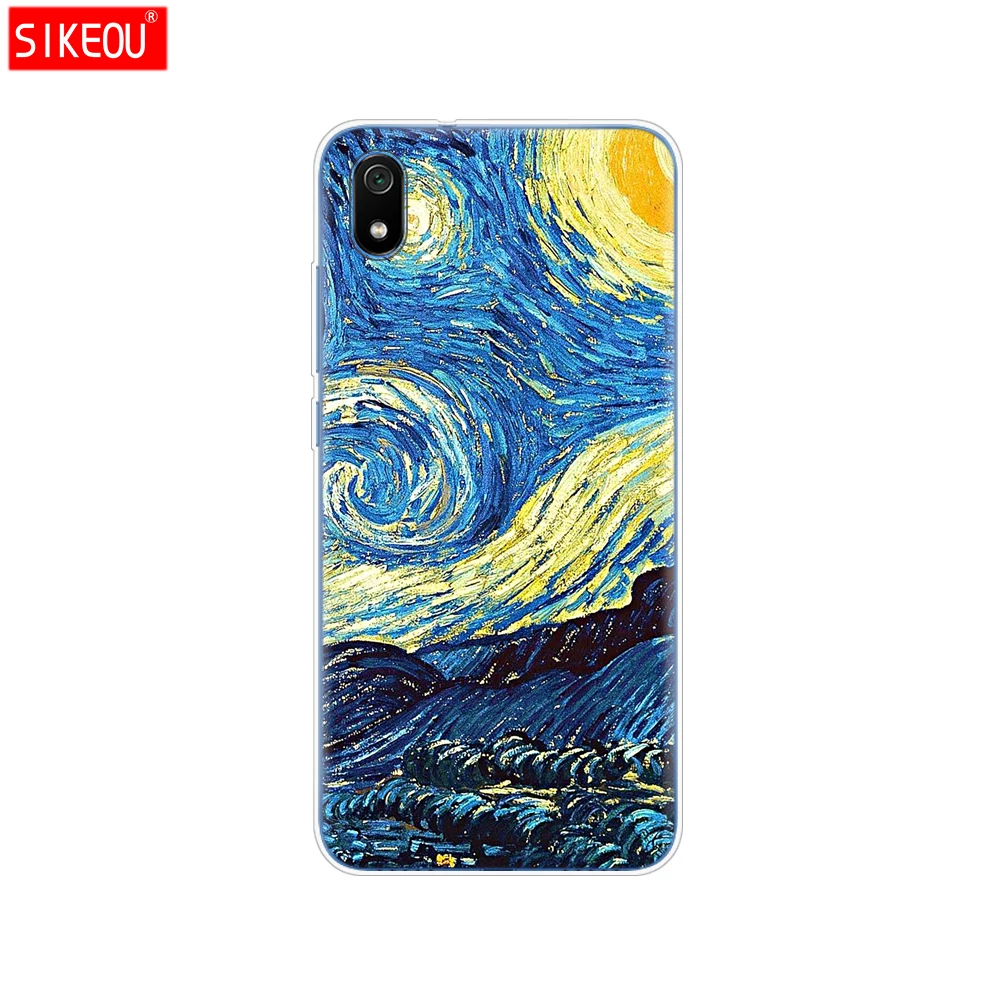Силиконовый чехол для xiaomi redmi 7a, чехлы с полной защитой, мягкая задняя крышка из ТПУ для redmi 7 a, бампер hongmi 7a, чехол для телефона - Цвет: 33764