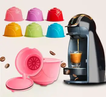 

Reusable Coffee Capsule Plastic Refillable Compatible for Nescafe Dolce Gusto Coffee Filter Baskets Capsules Pod Taste Sweet