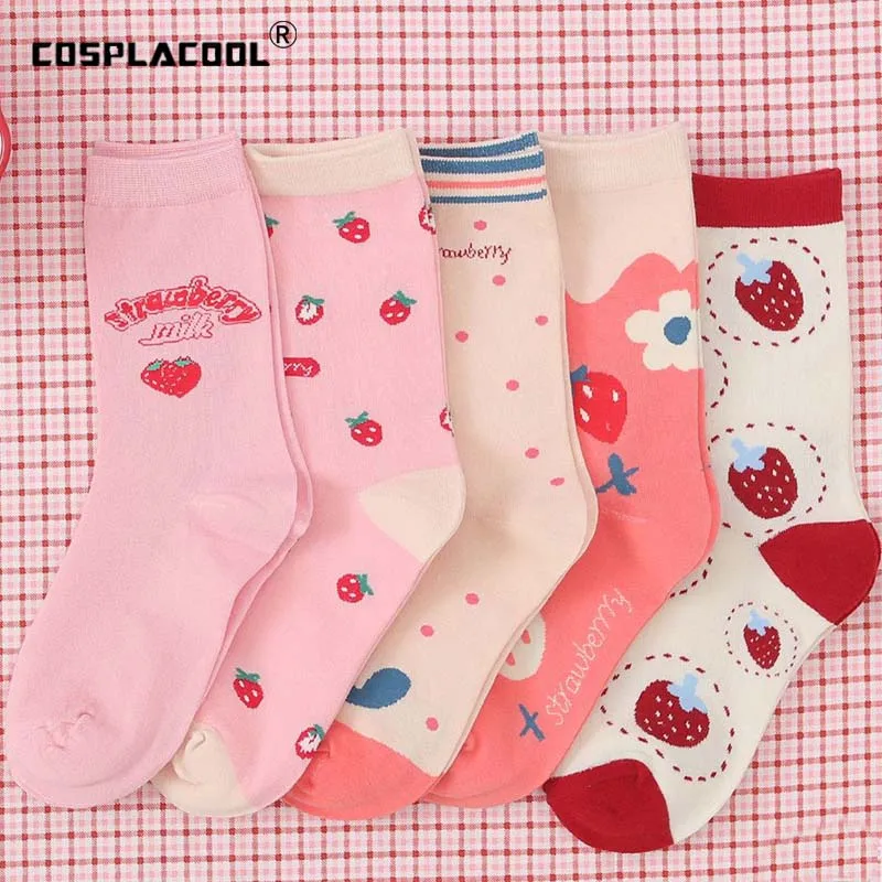 [COSPLACOOL] милые хлопчатобумажные забавные носки в художественном стиле с