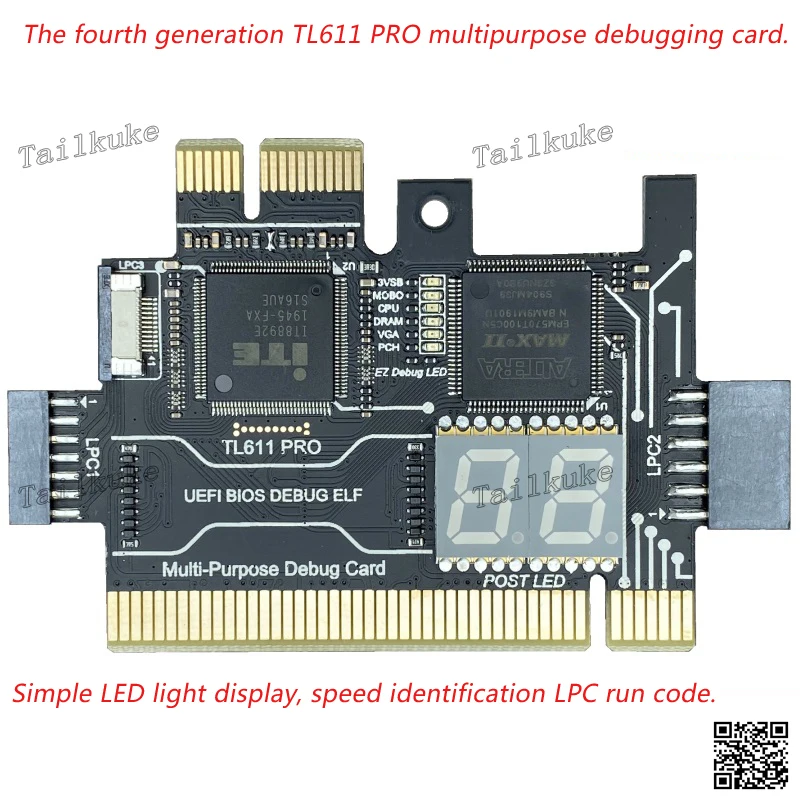 Диагностическая плата TL611 PRO компьютерная материнская PCI E для ноутбука тестовая