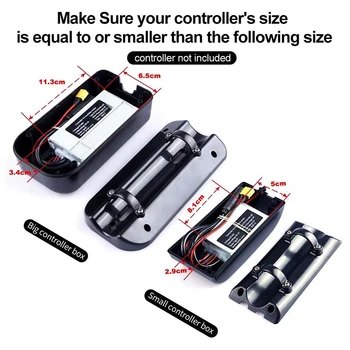 

Plastic Controller Box for Electric Bike EBike Moped Scooter Mountain Bike Protection Case
