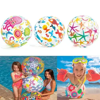 

Beach Ball Colorful Multicolor Inflatable Inflatable Swimming Marine Animal Toy Marine Animals Beach Ball Pool Garden Colourful