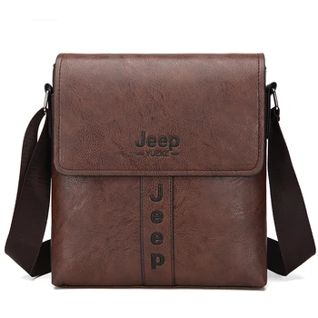 

Fashion Casual Man Small Bag Shoulder Bag PU Leather Business Men's Messenger Crossbody Bag Light Roomy Stylish Mens Handbag Bag
