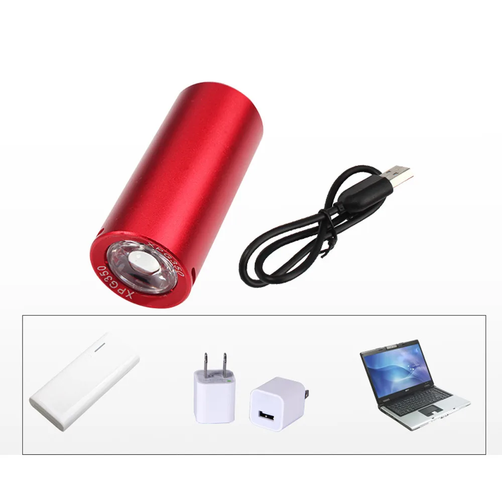 USB Перезаряжаемый светодиодный велосипедный фонарь для езды на велосипеде Головной фонарь светодиодные фонари для велосипеда фонарь Водонепроницаемый масштабируемый 8,27