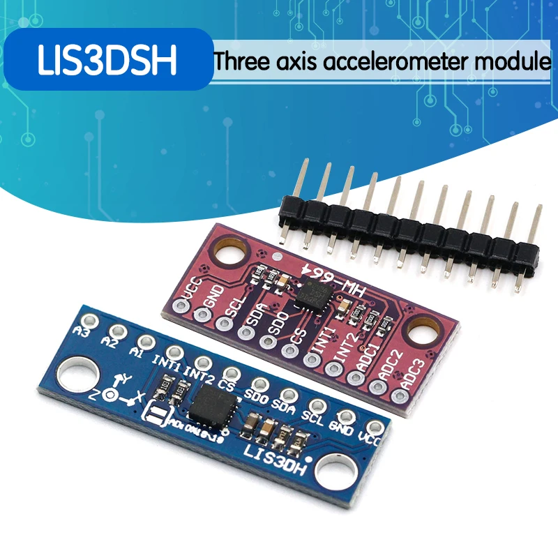 LIS3DSH трехосевой акселерометр с высоким разрешением LIS3DH для Arduino | Электронные