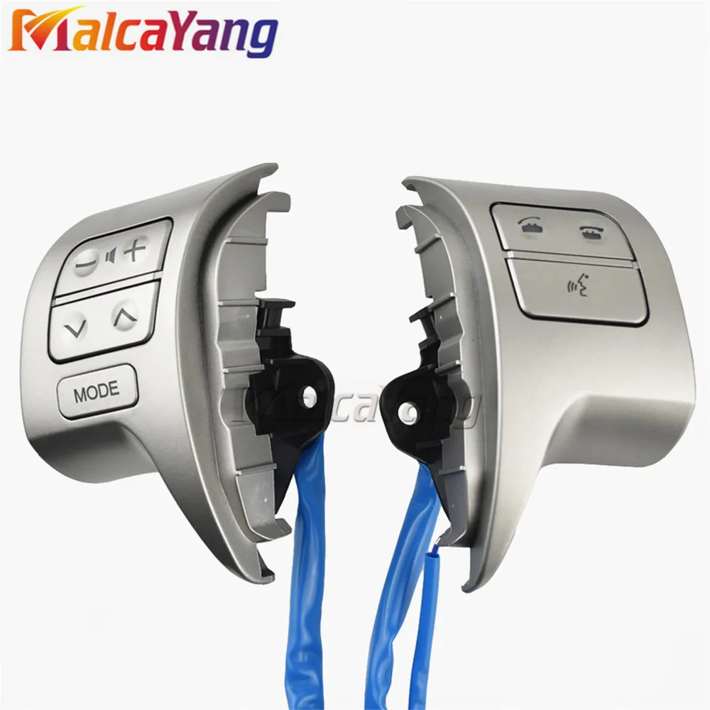 Bluetooth рулевое колесо аудио переключатель управления 84250-02200 8425002200 для Toyota Corolla ZRE15 2007 2008 2009 2010 - Цвет: Синий